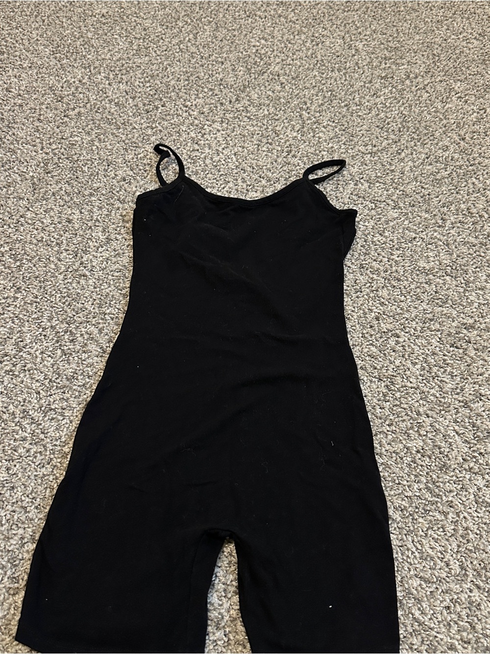 Black Womens One-Piece Romper - Classic Tank Style